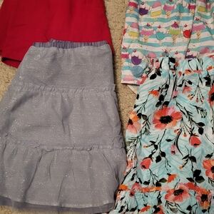 Floral and Striped Kids Dress Set